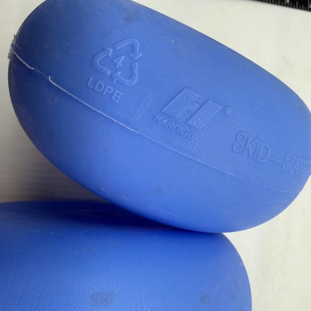 Hardigg Skid-Mate Blue Air-Dampened Pallet Cushions Set of 4 Shock Absorbers